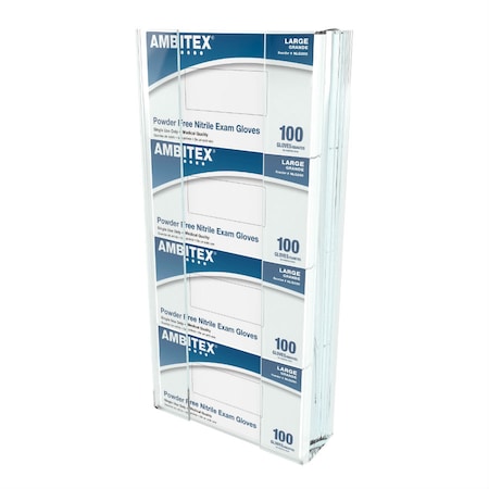 Kantek Acrylic Glove Dispenser, Quad AH140